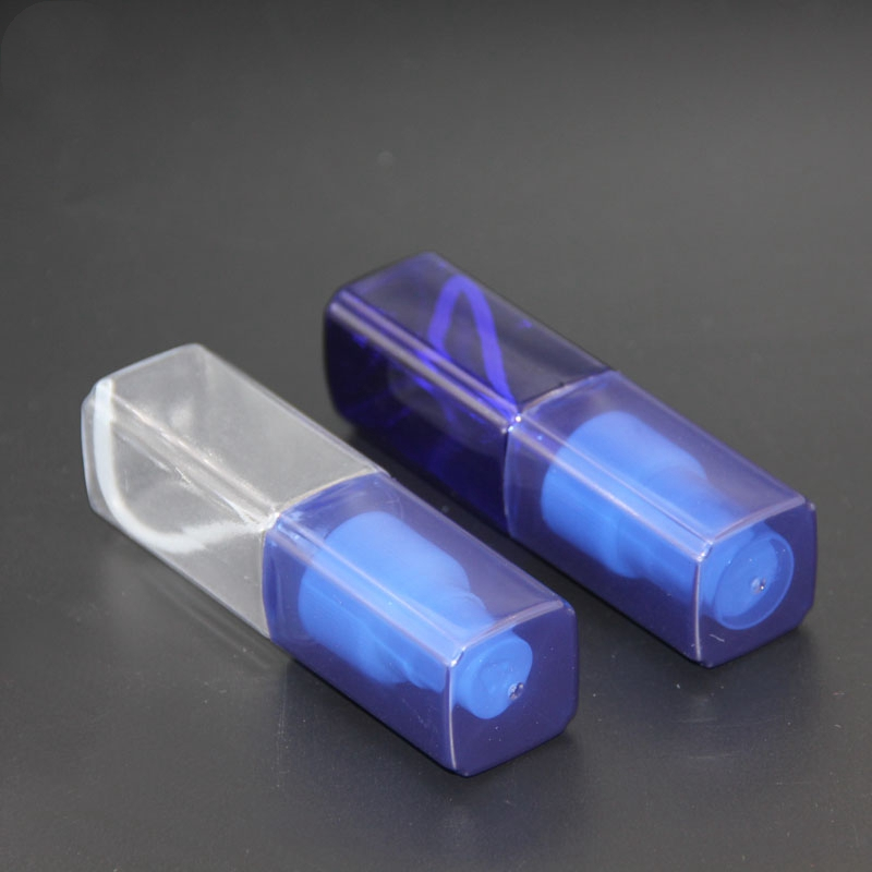 30ml Square PET Transparent Blue Color Plastic Spray Bottle Cosmetic Hand Sanitizer Spray Bottle Bottle Cosmetic Packaging 