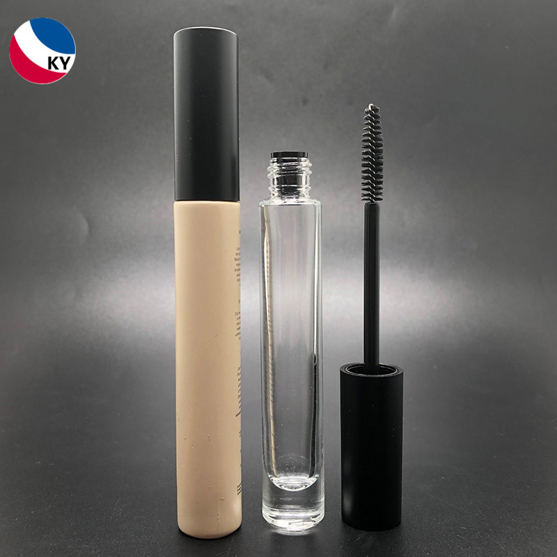 New Cosmetic 5ml 10ml Mascara Glass Container Lipstick Lipgloss Tube With Clear Glass Bottle