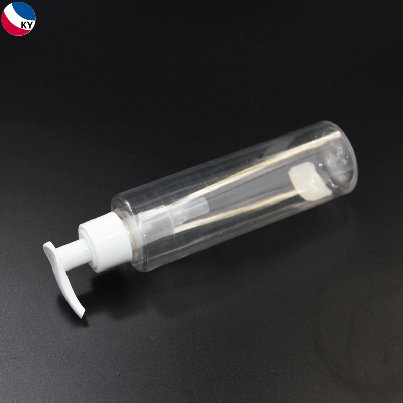 200ml Round Shape PET Transparent Plastic Pump Bottle Cosmetic Lotion Bottle Foam Pump Bottle Cosmetic Packaging 