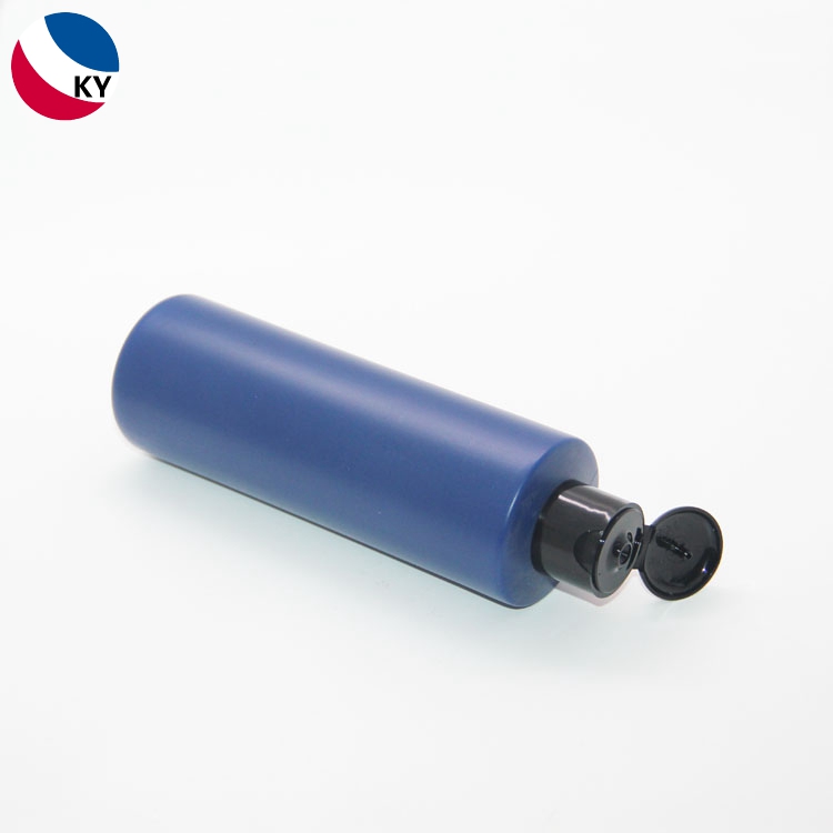 200ml Blue Custom Color PET Plastic Pump Bottle Container Liquid Lotion Bottle with Plastic Flip Cap