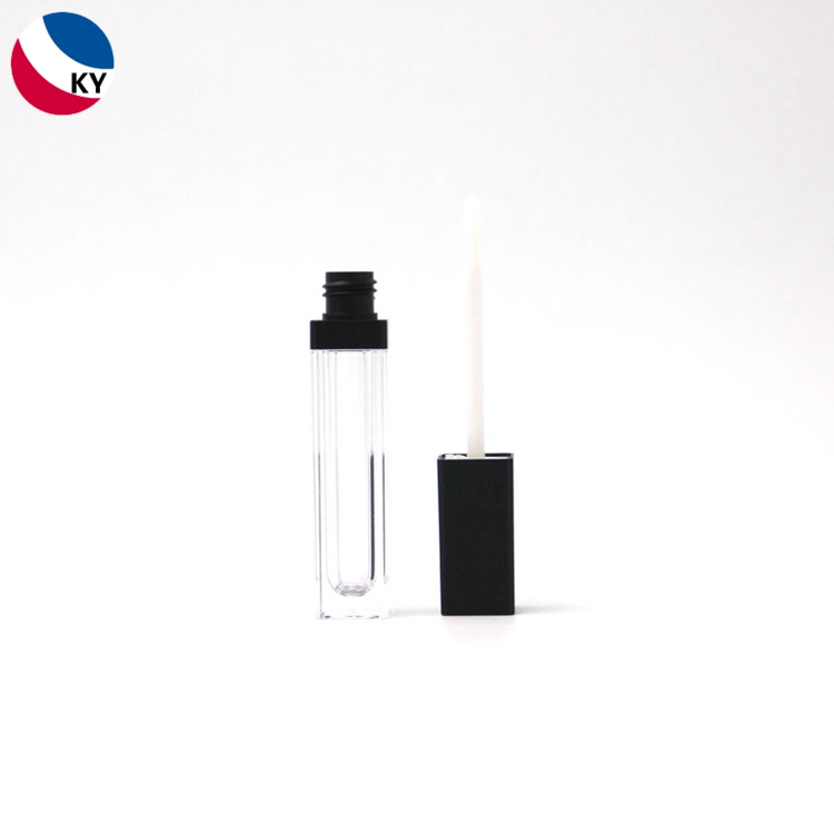 5ml Transparent Plastic Square Lip Gloss Mascara Container Cosmetic Lipgloss Container