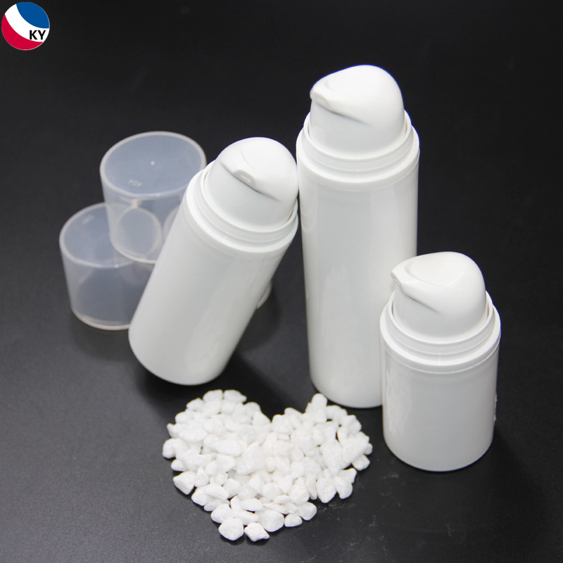 White Color PP Plastic Pump Lotion Bottle Cosmetic 30ml 50ml 100ml Liquid Spray Airless Bottle with Spray Pump
