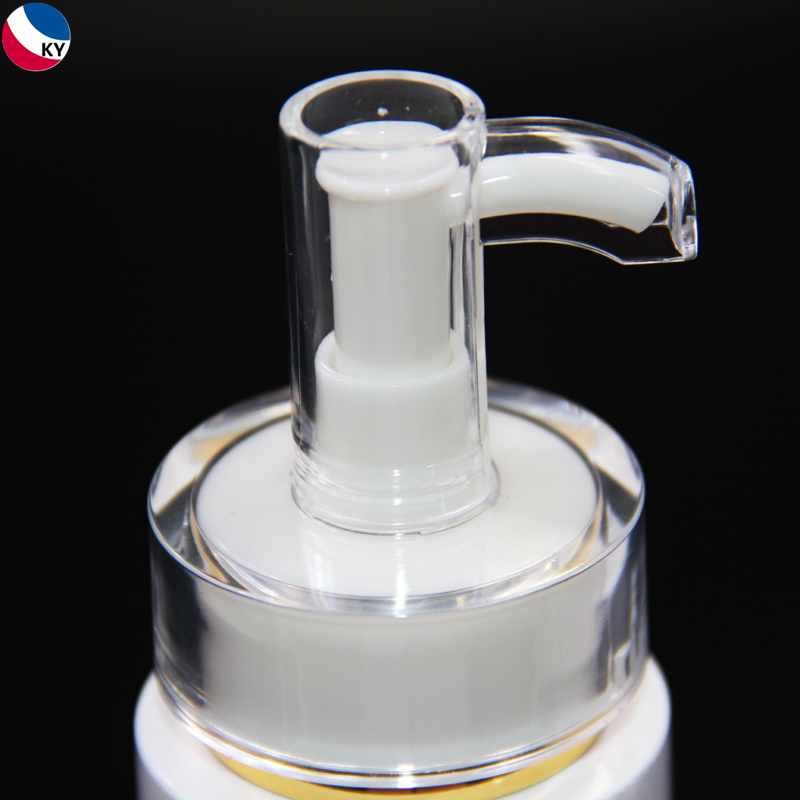 300ml Round PET White Color Plastic Bottle Cosmetic Shampoo Hand Sanitizer Pump Bottle Bottle Cosmetic Packaging 