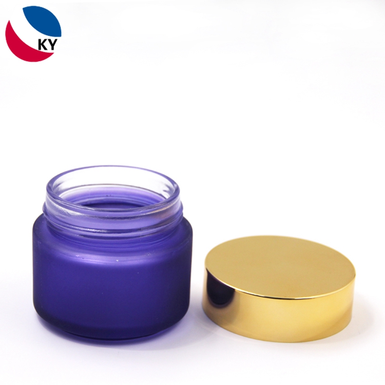 3oz 4oz 100g Body Scrub Jars Matte Purple Custom Color 50g 100g Face