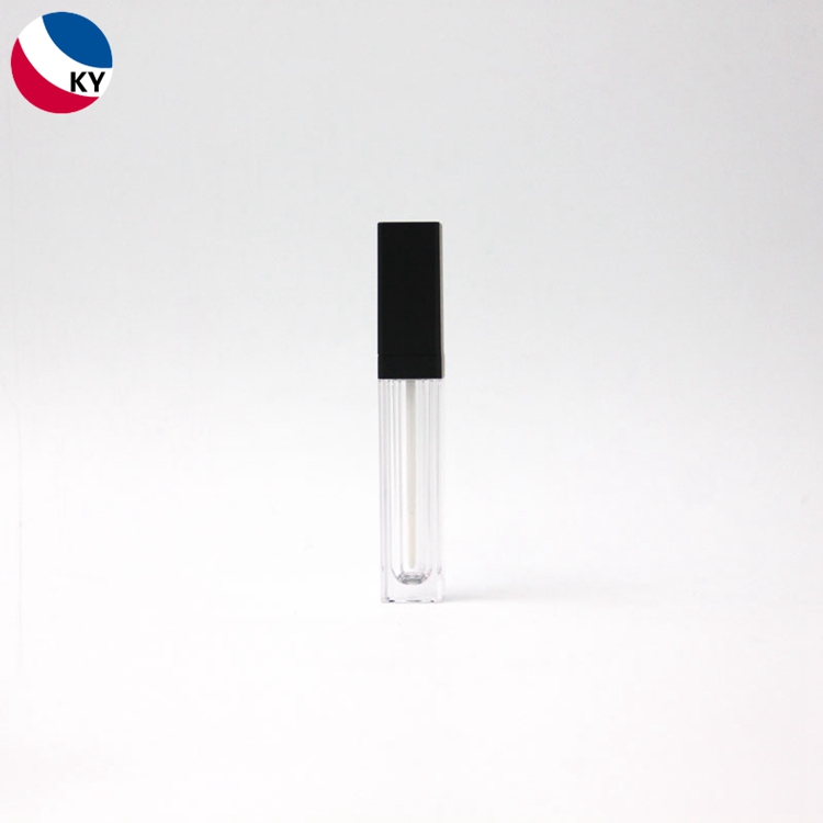 5ml Transparent Plastic Square Lip Gloss Mascara Container Cosmetic Lipgloss Container